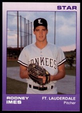 1988 Star Rodney Imes. Baseball Cards #12