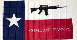 New TEXAS M4 COME AND TAKE IT 3x5ft FLAG superior quality US seller - Picture 1 of 6