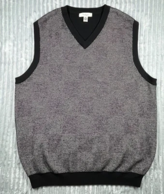 Turnbury Sweater Vest Men's XL Wool Pullover V-Neck Preppy Vintage  Grandpacore - Image 1 of 4