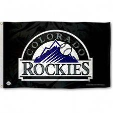 COLORADO ROCKIES FLAG 3'X5' MLB BANNER: FAST FREE SHIPPING