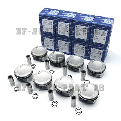 8x Pistons & Rings Set STD 9.3:1 For Audi RS6 C7 RS7 S8 4.0 TFSI CTF CWU CRD DDT - Image 1 of 4