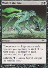 WAIL OF THE NIM Mirrodin MTG Magic the Gathering Cards DJMagic
