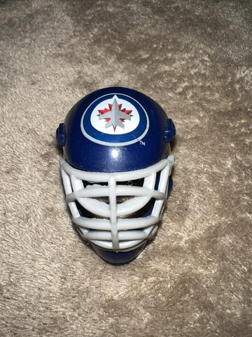 Winnipeg Jets Hockey Goalie Mini Helmet Mask Franklin NHL 1.5" Cover