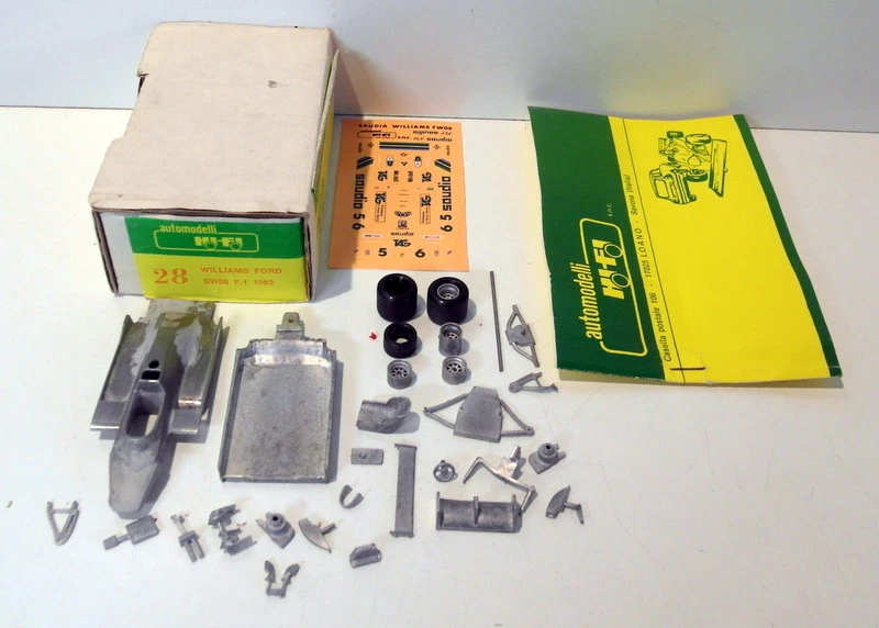 Kits Automodelli HIFI escala 1/43 metal blanco 28 Williams Ford SW08 F1 1982 Foto 1 de 1