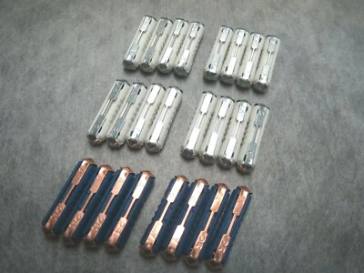 White 8A Blue 25A Fuse Audi VW Porsche Made in Germany Pack of 24 Ships Fast! - Image 1 of 4