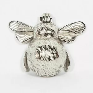 replica Solid Brass Chrome Finish Queen Bumble Bee Door Knocker Country Style - Picture 1 of 3