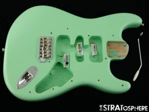 USA Fender Cory Wong Strat BODY &HARDWARE Ltd Lacquer Satin Surf Green - Picture 1 of 4