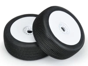NEW Pro-Line 9071-233 1/8 Convict S3 Buggy Tires Mounted 17mm White Wheels (2) - Picture 1 of 1