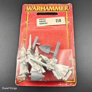 Warhammer High Elf Shadow Warriors (Vintage Metal, 5th Edition, Sealed 1997) - Picture 1 of 8