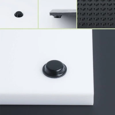 Anschlagpuffer Gumminoppen schwarz selbstklebend Ø 12,7mm WA: 3,5mm Möbelschutz - Bild 1 von 4