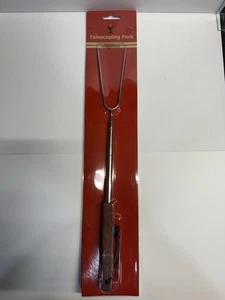 Forcella telescopica in acciaio inox manico palissandro Compagno carbone da 15" a 26"  - Foto 1 di 4