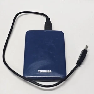 Toshiba 1TB USB 3.0 Portable External HDD v73600-C With Cable Good Condition - Picture 1 of 2