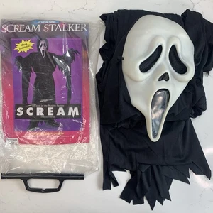 Vintage 90’s Y2K Scream Ghost Face Mask Easter Unlimited Halloween Fun World - Bild 1 von 3