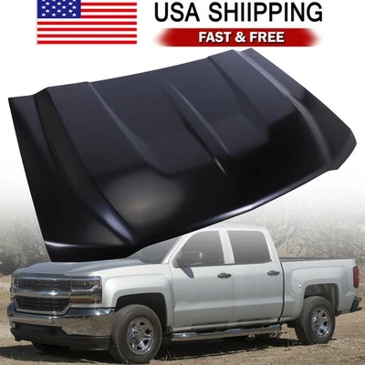 New Hood Panel For 2016-2018 Chevrolet Silverado 1500 GM1230452 23392664 Foto 1 de 4