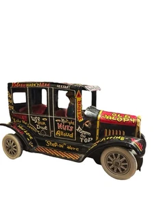 Marx Toys Old Jalopy Tin Wind-Up Car Graphics 1940s Vintage Original - Picture 1 of 9