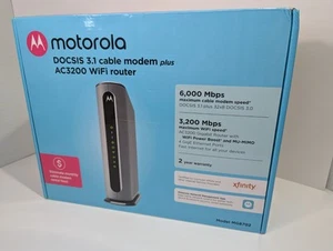 Motorola MG8702 AC3200 DOCSIS 3.1 Cable Modem Router - Photo 1/6