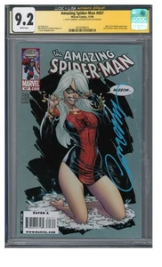 Amazing Spider-Man #607 (2009) firmato da J. Scott Campbell CGC 9.2 Z355 - Foto 1 di 2