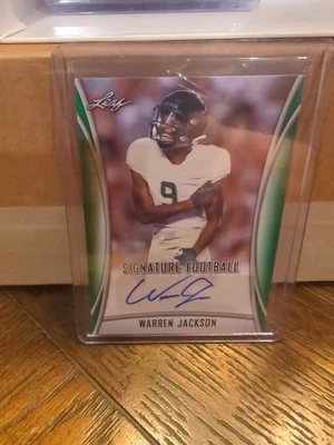 2021 Leaf Signature - Warren Jackson #BA-WJ1 (AU, RC) - Image 1 of 2