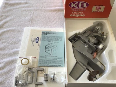 K&B 11 cc Outboard Engine, .67 Nitro Outboard Engine for RC Tunnel Boat, NOS - Image 1 of 3