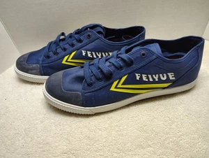 FEIYUE FE LO II Nylon Parachute NAVY/YELLOW MENS SIZE 13 - Picture 1 of 14