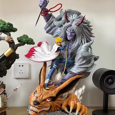 Anime Figur Naruto Shippuden Minato Namikaze 28cm PVC Statue Sammlung ✅