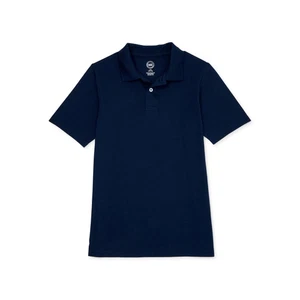 Wonder Nation Boys Short Sleeve Polo Shirt Navy Size XL (14-16) - Picture 1 of 6