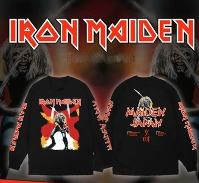 Iron Maiden 80s Metal Band Long Sleeve Shirt – Maiden Japan REPRINT Gift for Fan - Image 1 of 4