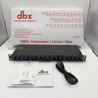 Procesador de audio profesional compresor/limitador DBX 166XL nuevo Foto 1 de 4