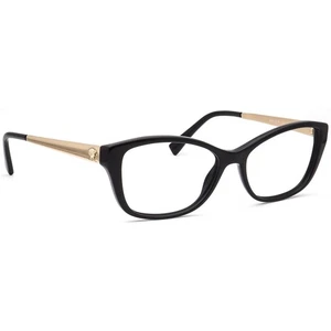 Versace Eyeglasses MOD. 3236 GB1 Black/Gold Cat Eye Frame Italy 54[]16 140 - Picture 1 of 6