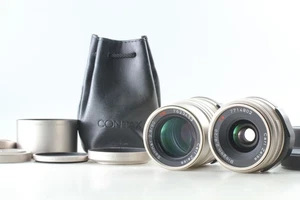 2 Lens w/ Hood [MINT] Contax Carl Zeiss T* 28mm 90mm Lens for G1 G2 FromJAPAN - Picture 1 of 12