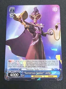 Weiss Schwarz English Disney Mirrorverse SORCEROUS SEEKER JAFAR Rare TCG - Picture 1 of 1