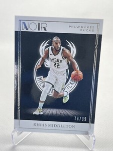 2020-21 Noir Khris Middleton Association Edition /99 card #48 Milwaukee Bucks