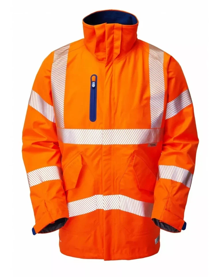 Leo Marisco high visibility ISO 20471:3 RIS3279 waterproof breathable coat XXL - Image 1 of 1