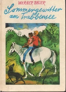 DDR Kinderbuchverlag Berlin "Sommergewitter am Trabbensee" Werner Bauer. K - Bild 1 von 2