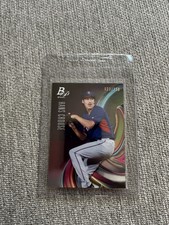2018 Bowman Platinum Purple /250 #TOP-36 Hans Crouse Rangers Baseball Card D