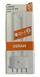 OSRAM DULUX S/E 2G7-25w-5w Cool White 250Lumen 4 Pin - Picture 1 of 1