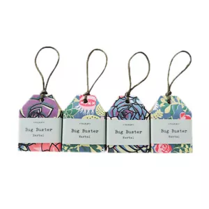 4 x Thurlby Prickly Bug Busters Lavender White Orange Herbal Hanging Moth Ball - Bild 1 von 1