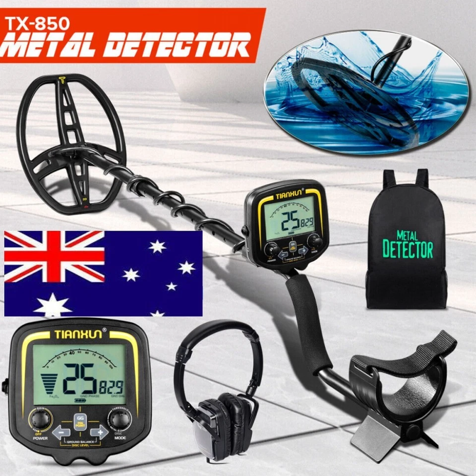 Professional Metal Detector TX-850 Waterproof LCD Screen Underground Scanner - image 1 of 4