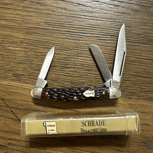 Vintage Schrade USA 808 Jr Stockman Knife, 80's - Picture 1 of 20