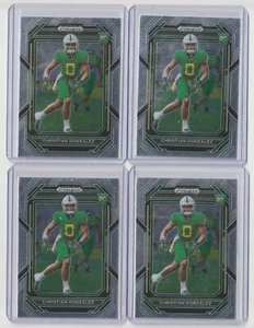 Lote de tarjetas de novato Christian Gonzalez 2023 Panini Prizm Draft Picks / Patriots - Imagen 1 de 1