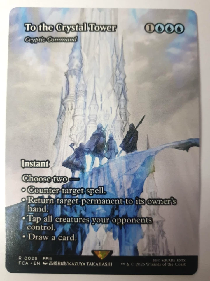 MTG Final Fantasy - To the Crystal Tower (Cryptic) - Borderless Rare - 0029 NM - Image 1 of 1