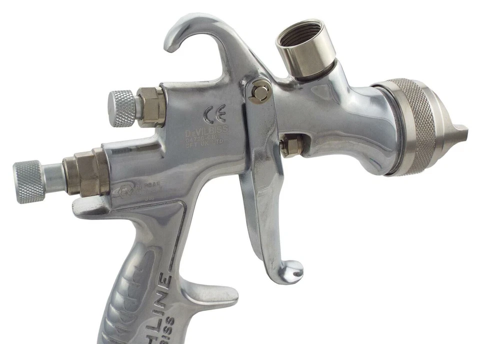 DeVilbiss FLG-5 2.0mm Paint Spray Gravity Spray Gun Compliant Gravity Spraygun - Image 1 of 1