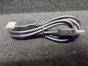 Data Transfer USB Cable for Digital Cameras, Mini-Usb, 100cm, Black. #K-347-10 - Picture 1 of 2