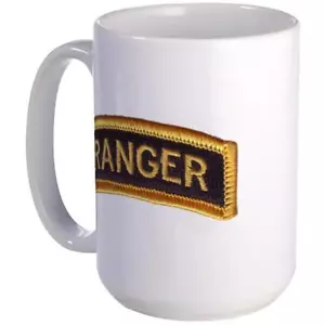 11oz mug Ranger Tab Black Gold - Printed Ceramic Coffee Tea Cup Gift Mug - Picture 1 of 1