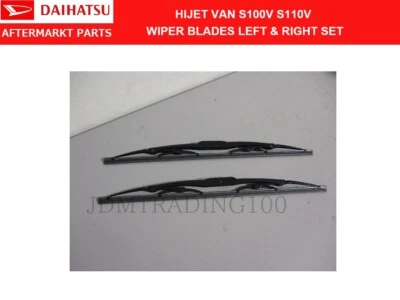 JUEGO LIMPIAPARABRISAS IZQUIERDA Y DERECHA DAIHATSU HIJET VAN S100V S110V MINI KEI Foto 1 de 4