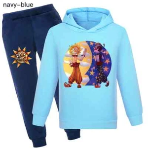 Sundrop FNAF Sun clown KIDS Hoodie+Pants 2pcs Tracksuits Pullover Sportswear set - Picture 1 of 50
