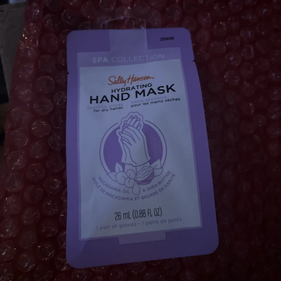 SALLY HANSEN HYDRATING HAND MASK #25906 FOR DRY HANDS 0.88 FL OZ ONE PAIR GLOVES - Image 1 of 2