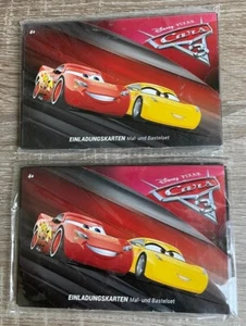 Cars 3, Disney - Pixar Tarjetas de Invitación Set de Pintura y Manualidades, 20 Tarjetas de Invitación - Imagen 1 de 4
