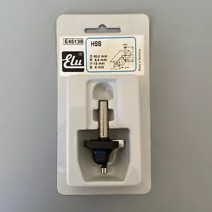 Elu E45139 HSS stiftgeführte klassische Plattenform Fräser 8 mm Schaft D:30,2 mm - Bild 1 von 3