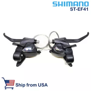 Shimano Tourney ST EF41 3 x 7 Speed STI Trigger Shifter Brake Set MTB Bike EF41 - Picture 1 of 1